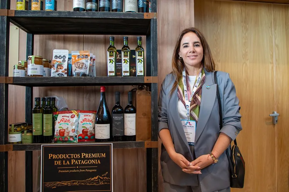 Exhibición de productos patagónicos durante la Energy Trade Mission en Neuquén